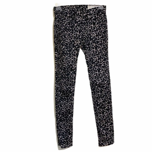 rag & bone Denim - Rag & Bone Skinny Stretch Jean Animal Print Sz 24